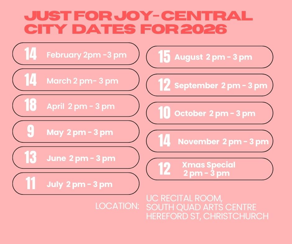 Just For Joy- Central City - Koha in advance