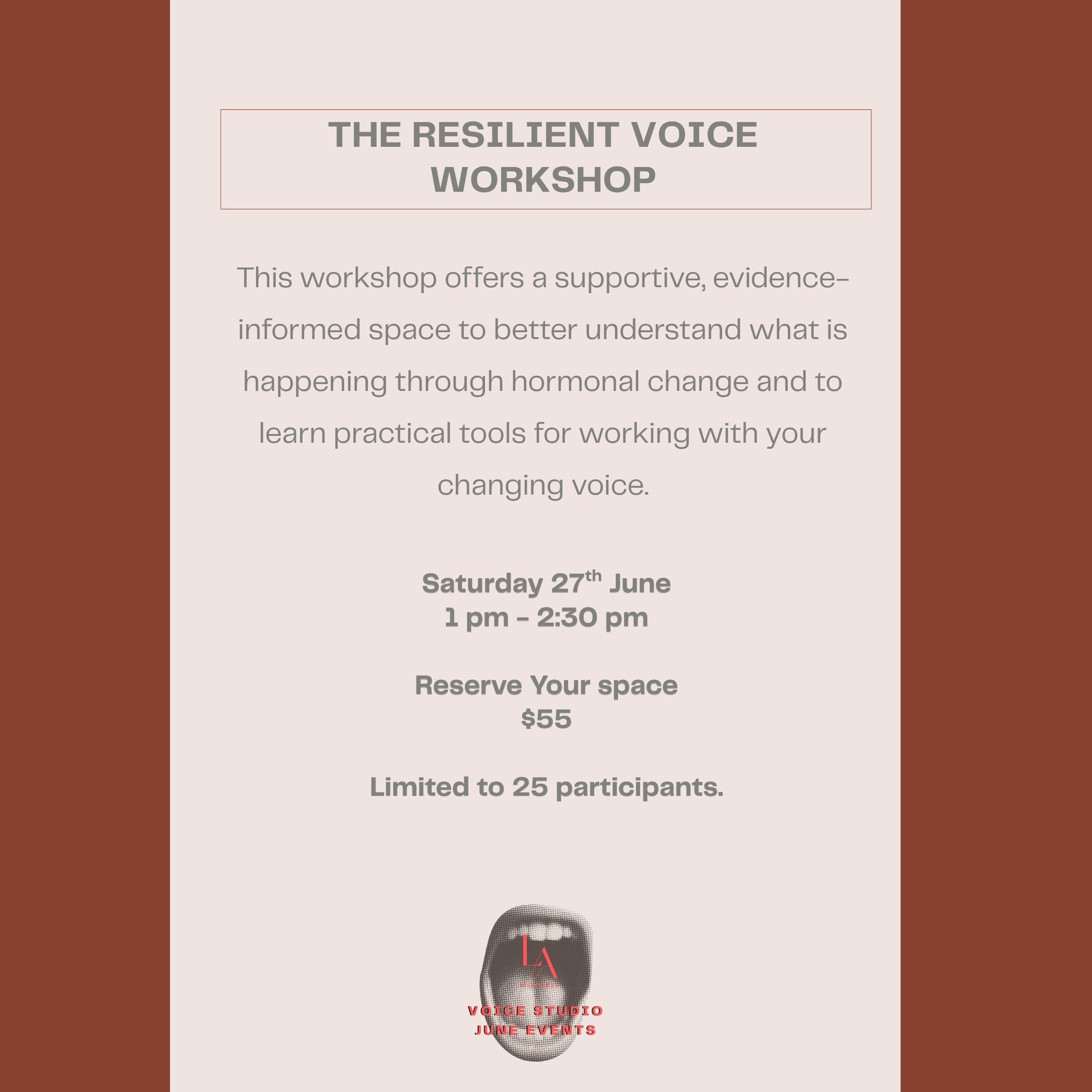 The Resilient Voice -