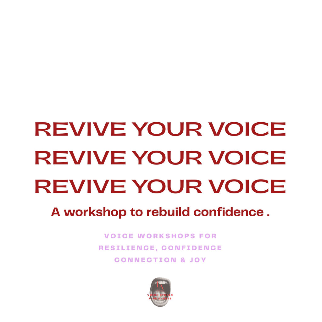 Revive Your Voice : a workshop to restore confidence at Sat, Jun 27, 2026 10:00 AM NZST